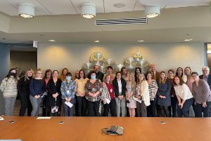 staff in conference room