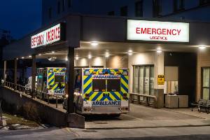 ambulances outside of emergency room