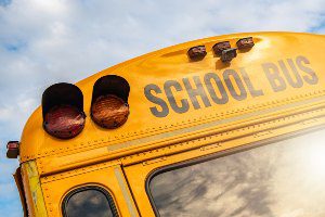 rear of school bus