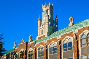 daytime shot of dillon hall