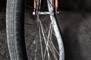 uneven bicycle wheel
