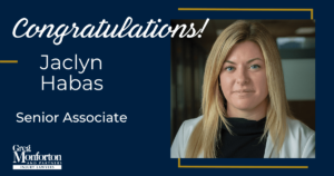 Celebrating Excellence: Jaclyn Habas Promoted to Senior Associate