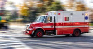 Driver Hospitalized After Rollover on Lakeshore Road in Lambton Shores