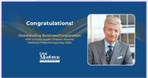 Greg Monforton & Partners Honoured with National Philanthropy Day Award 2025