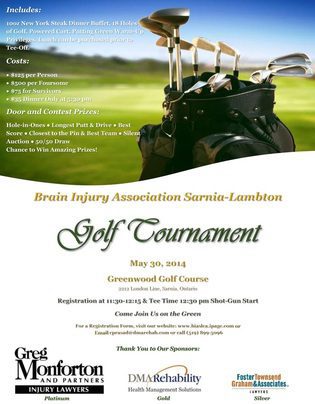 Brain Injury Association of Windsor Essex County Golf Tournament
