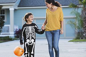 Halloween trick or treating safety