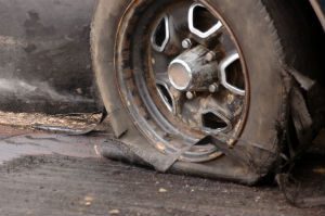 tire blowout