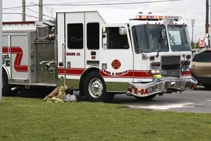 Windsor Fire Department Engine 5 Struck