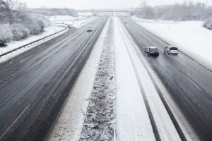 pedestrian accident on winter highway