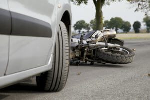 motorcycle after crash
