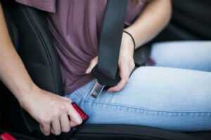 not wearing seatbelt affects lawsuit