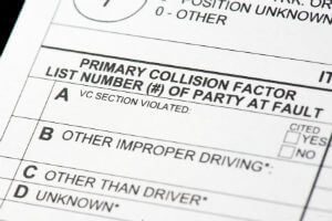 police reports in car accident cases