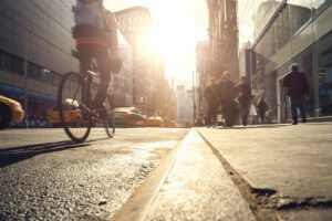 going for a bicycle ride