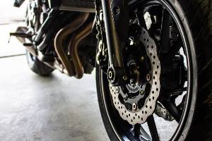 back of a motorcycle