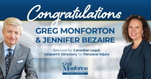 Greg Monforton and Jennifer Bezaire Selected by Their Peers for 2023 Canadian Legal Lexpert® Directory