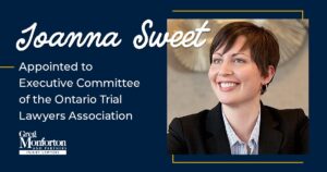 Managing Partner Joanna Sweet Has Been Appointed to the Executive Committee of the OTLA