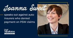 Auto Insurers Deny Accident Victims Payment for PSW Claims