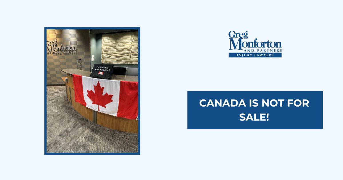 Greg Monforton & Partners: Canada Is NOT for Sale!
