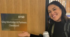 Staff Member Jackie Velasquez Attends First Law School Classes
