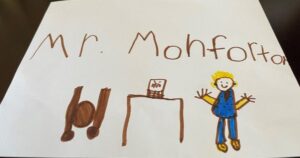 Greg Monforton Meets Kindergarten Class at Legacy Oak Trail Public School