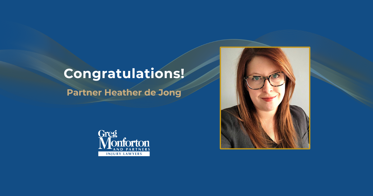 Heather de Jong Named Partner at Greg Monforton and Partners!