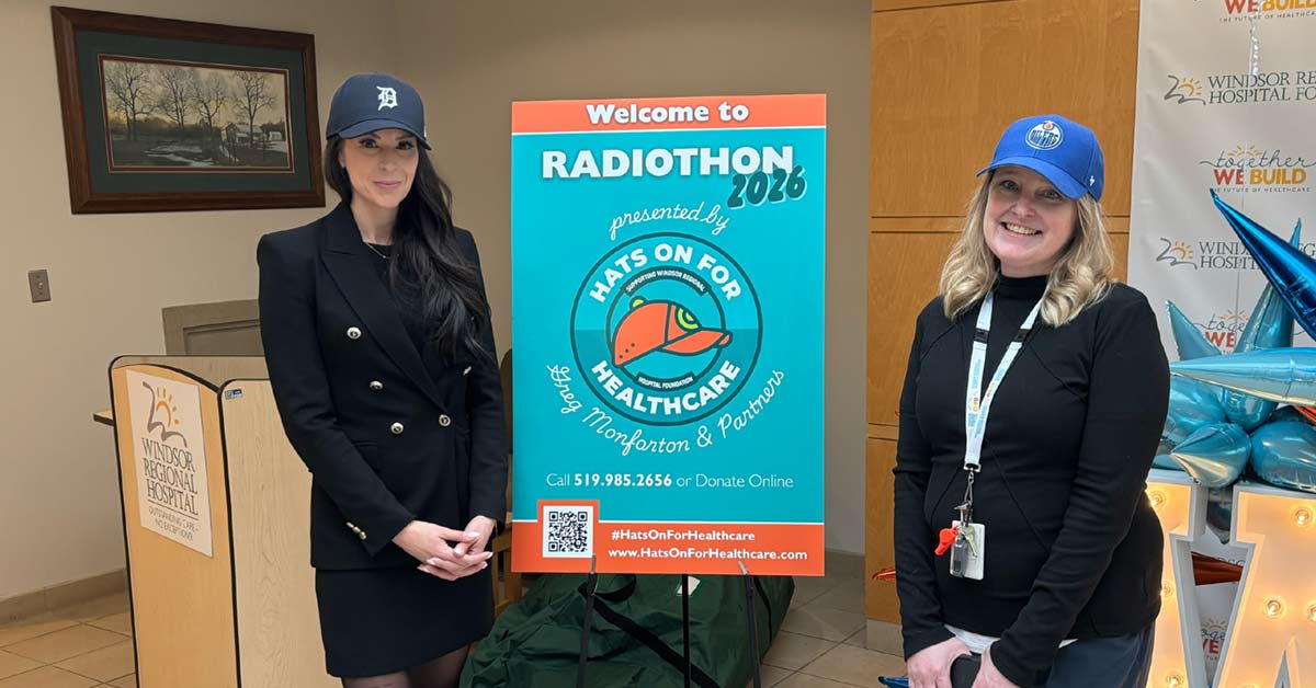 Hats On For Healthcare Radiothon Returns March 5 to Support Windsor Regional Hospital