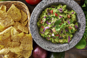 bowl of guacamole