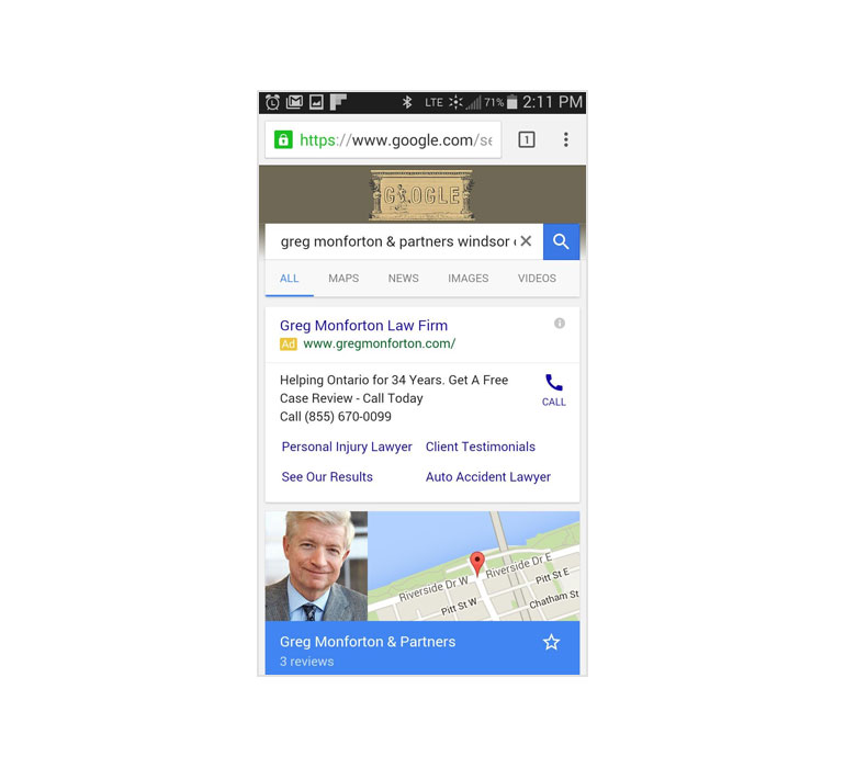 Google Review Mobile Step 1