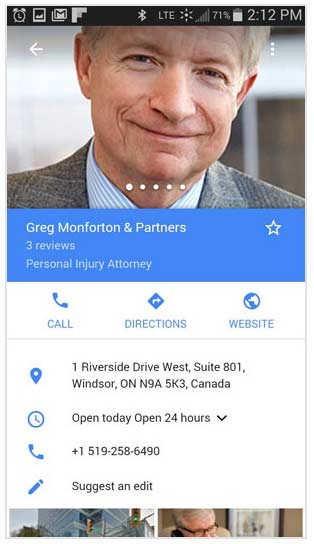 Google Review Mobile Step 2 Google Review Mobile Step 2