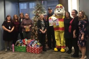 staff picture for toy drive